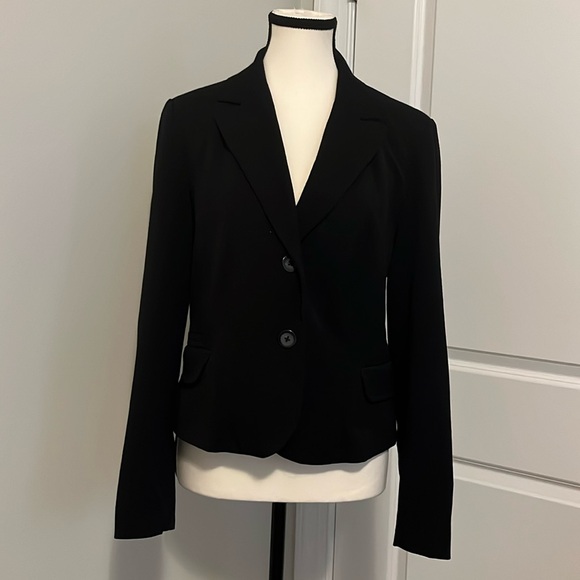 Rafaella Two Button Black Blazer - Picture 1 of 8